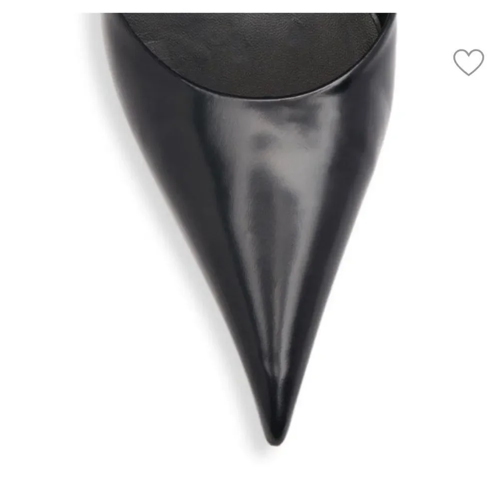 Versace Spiked Pin Point Pumps Black Women’s. - Picture 4 of 8
